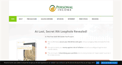 Desktop Screenshot of personalincome.org